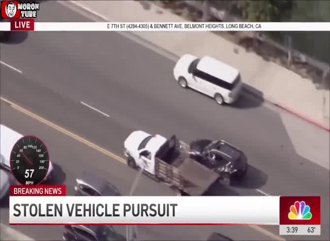 Video: Like in Grand Theft Auto, he believed he could get away with it (chase that ends poorly)